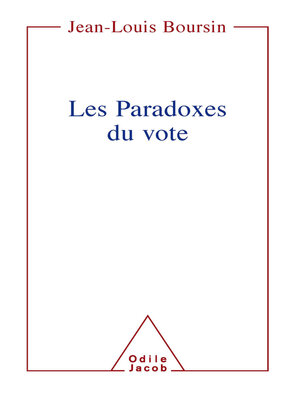cover image of Les Paradoxes du vote